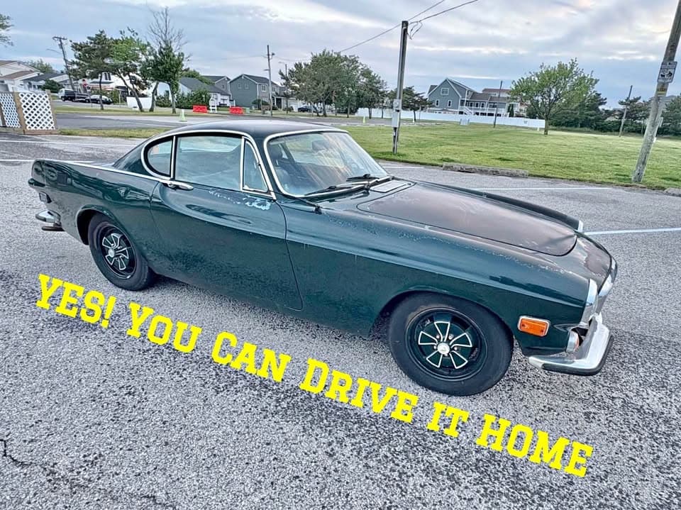 Classic 1970 Volvo P1800E Sports Car 2 Seater 4 Spend 57,000K Drive Home